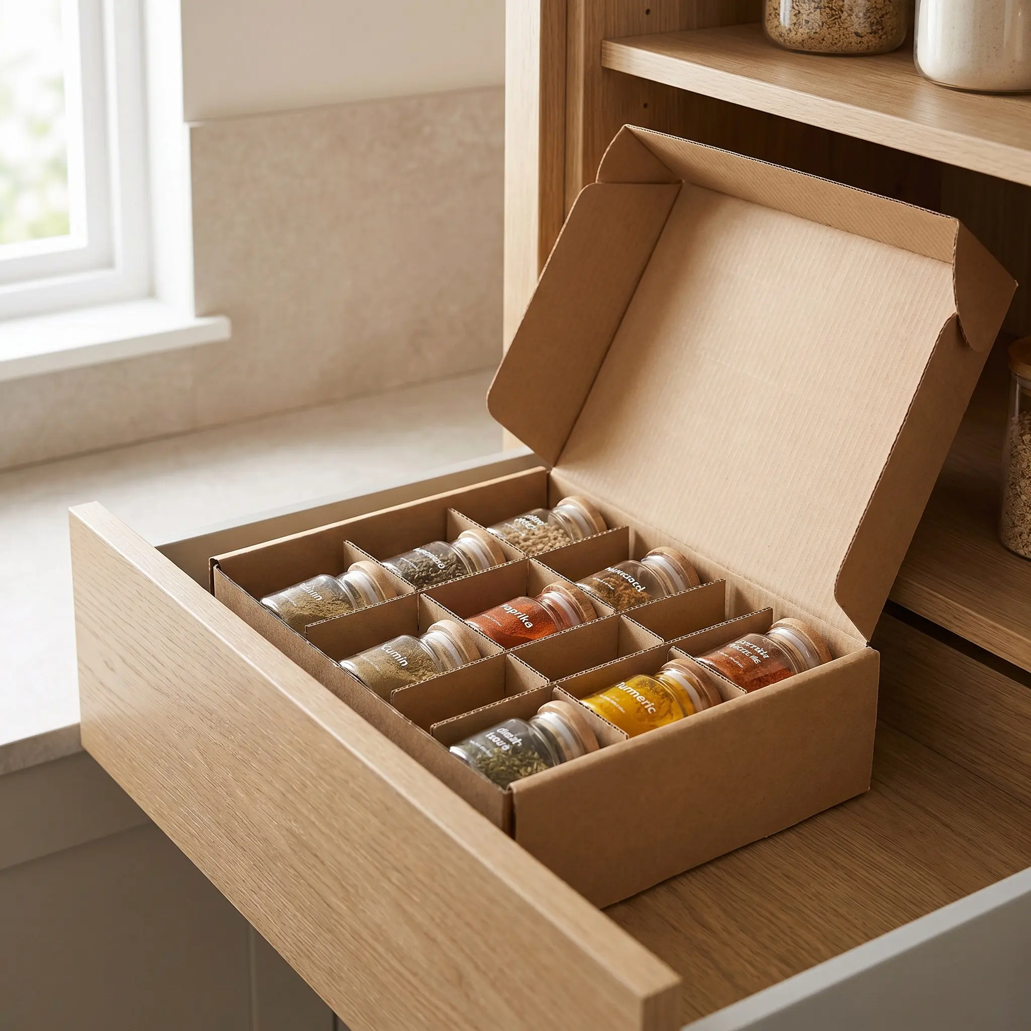 1Set Cardboard Packing Box Dividers Protective Inserts for Glass Dish Plate Safe Transport Moving Boxes Organizer