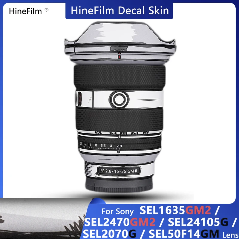 Lens Skins For Sony 24-70 F2.8 GM2 16-35F2.8 GM2 Lens Decal 50F1.4GM 35GM Wrap Cover SEL24105G SEL2470GM2 501.2GM  Cover Sticker