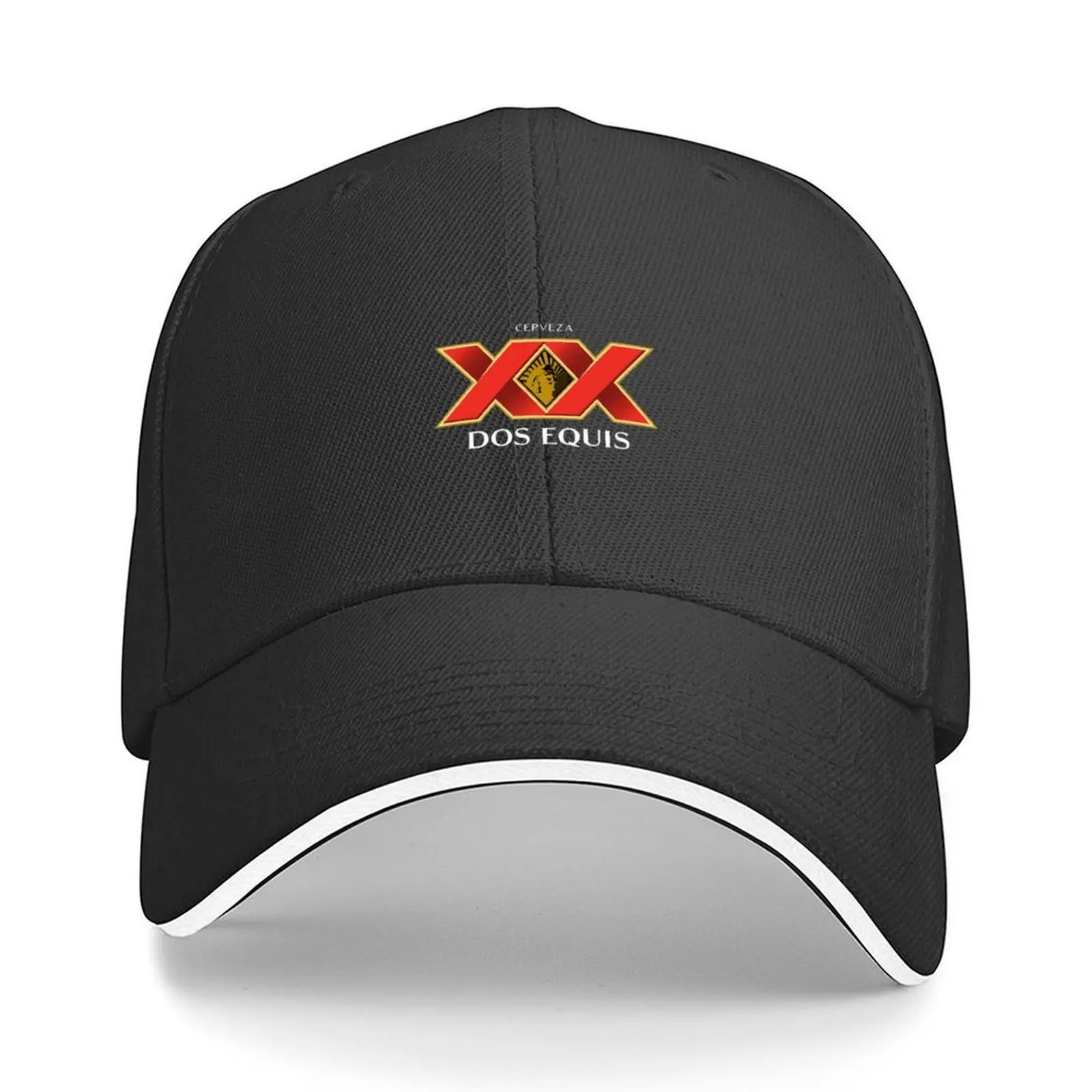 

Best Classic Dos Equis Design Essential Baseball Cap sun hat Golf Hat Man Rave Luxury Man Hat Woman Hats Men's