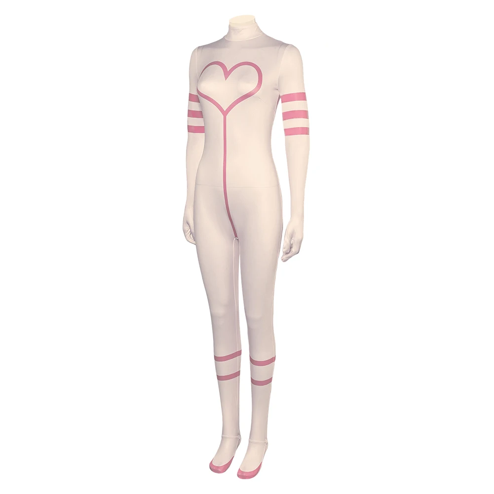 Angel Cosplay Cos Dust Jumpsuit Costume Anime Hazbin Bodysuit Sexy Swimsuit for Adult Outfit Halloween Carnival Party Suit