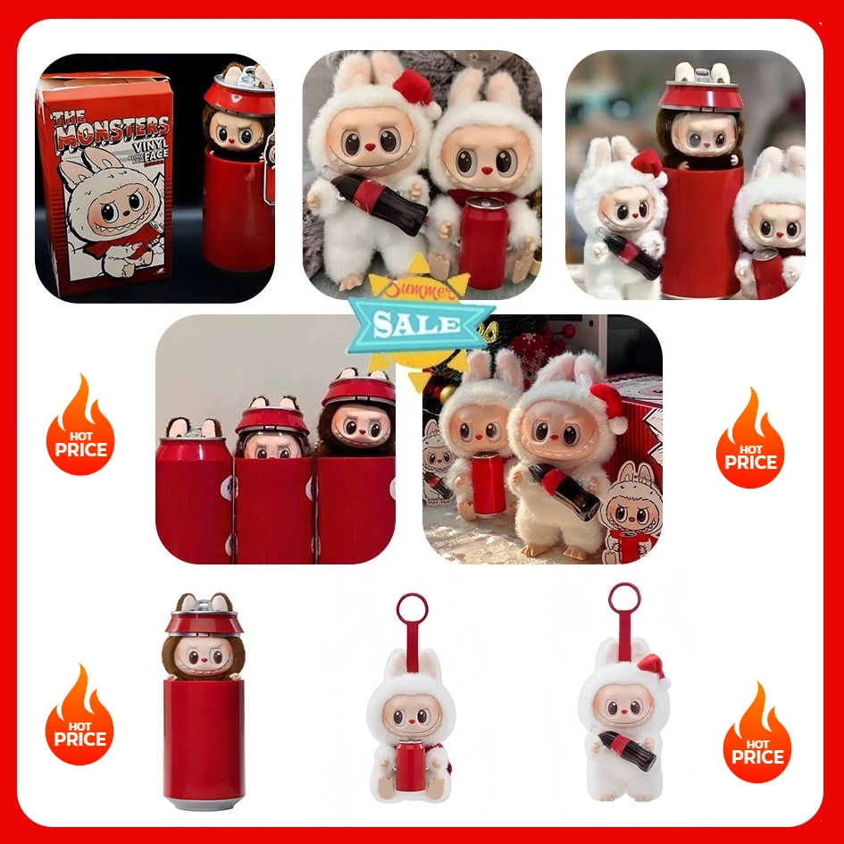 

1:1 High Quality Anime Figure The Monsters Big Into Energy Series Blind Box Fun Box Plush Vinyl Doll Keychain Surprise Gifts