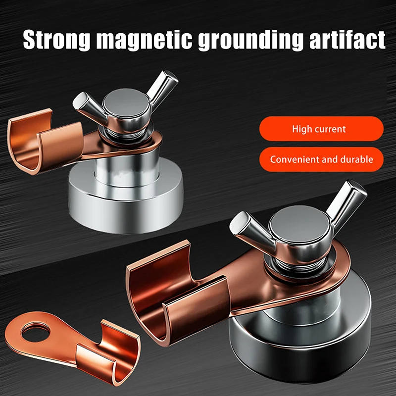 PC Powerful Magnet Welding Ground Clamp, Single Head Grounding Tool Designed for Welders
