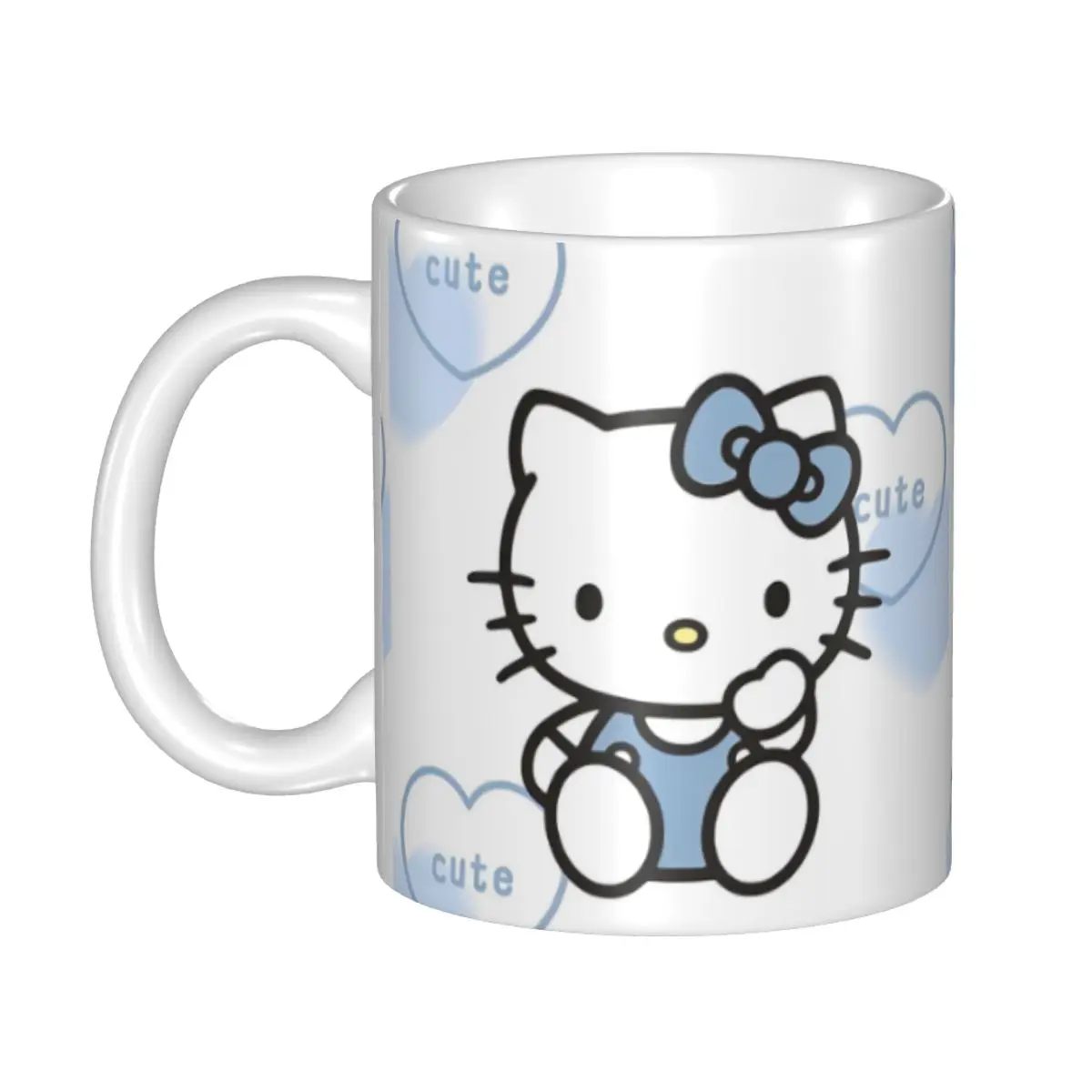 

Hello Kitty Cute Cartoon Characters Mugs Fun Tea Cup Gifts For Woman Man