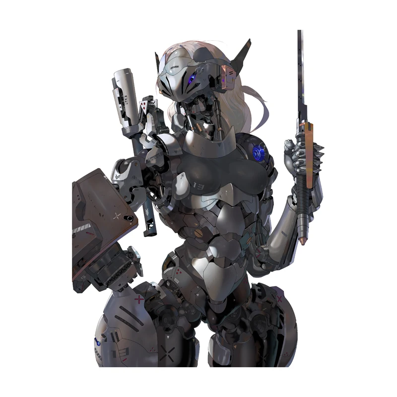 

Robot Car Stickers Cartoon Sunscreen Decals Caravan Motorcycle Bumper Windows Vinyl Car Accessories Waterproof Camper Decoration