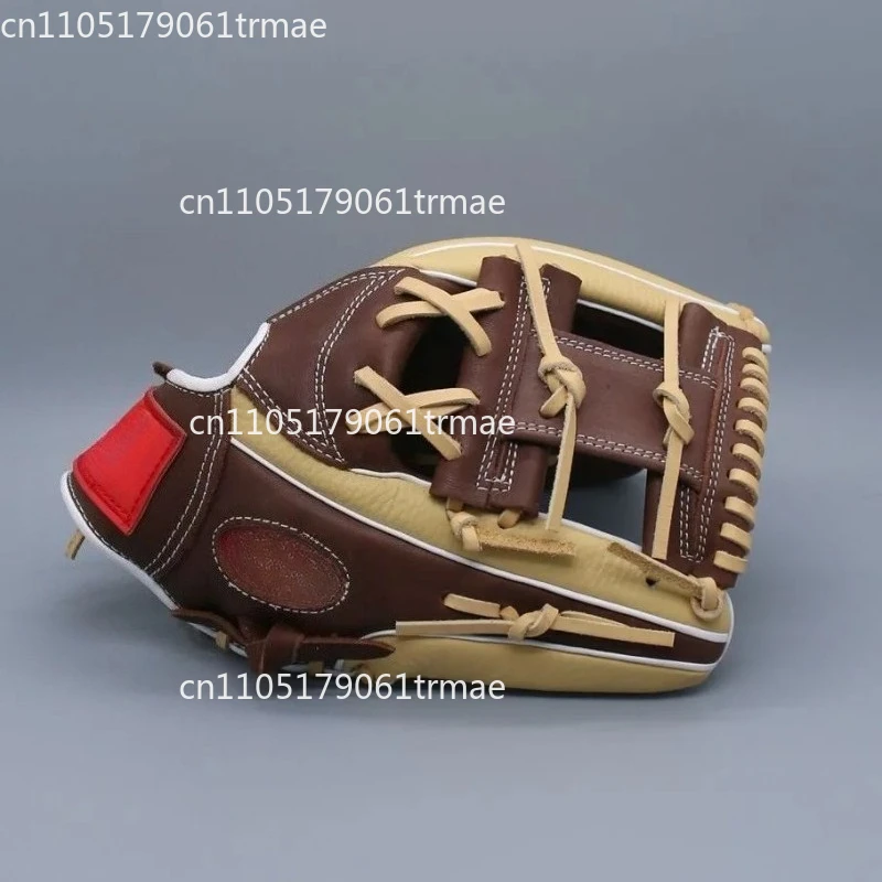 Full Leather, Baseball Softball Gloves, Soft Leather, Thickened, Junior Adult Professional Baseball Gloves