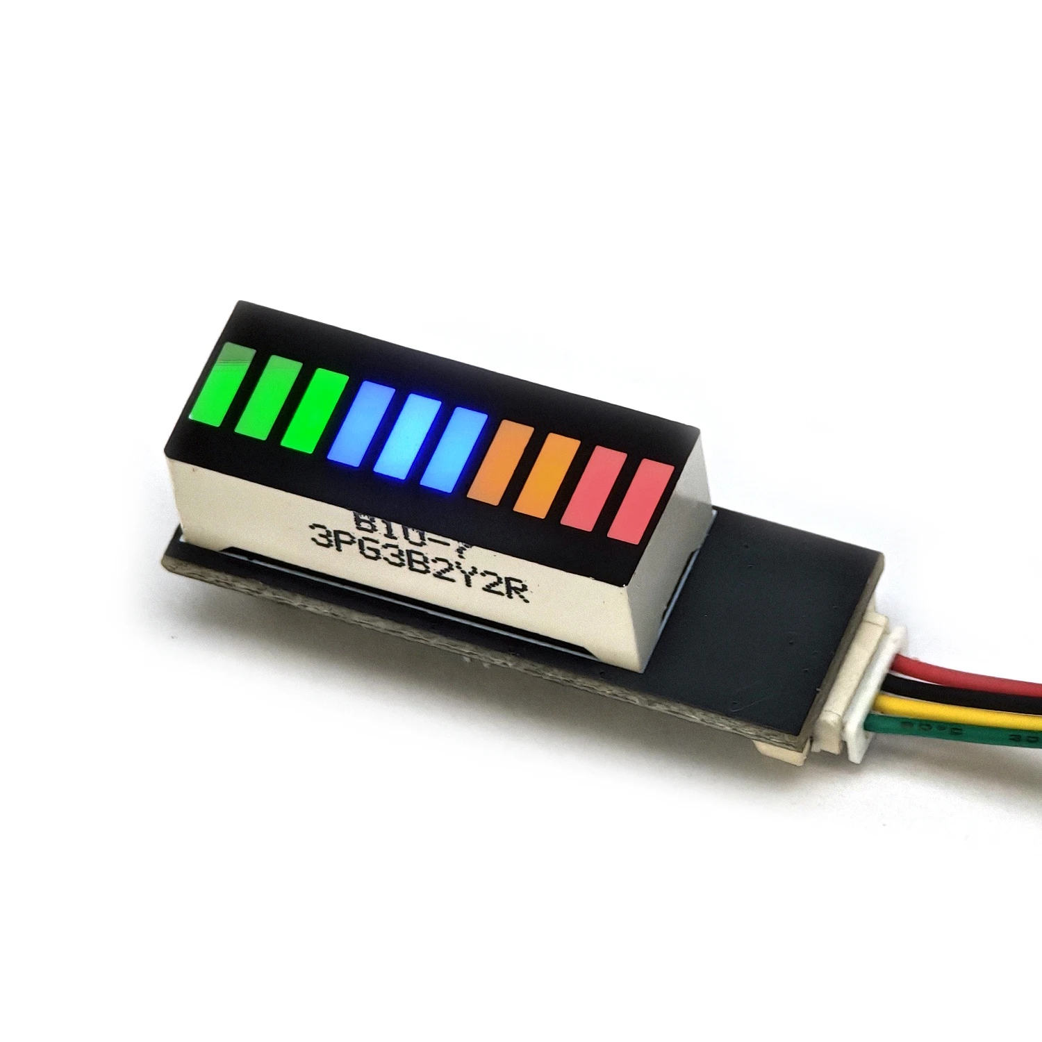 10-Segment-Musikrhythmus-LED-Anzeige, Spektrum-Audiosignalpegelmesser/VU-Meter für 9V-12V Auto-DC-Verstärker, Lautsprecher – Detail 9