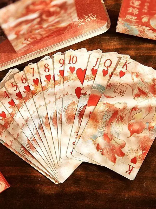 cartas-de-poker-estilo-carpa-da-boa-sorte-jogo-de-entretenimento-domestico-novo-modelo-design-de-bencao-padrao-tradicional-chines-mahjong
