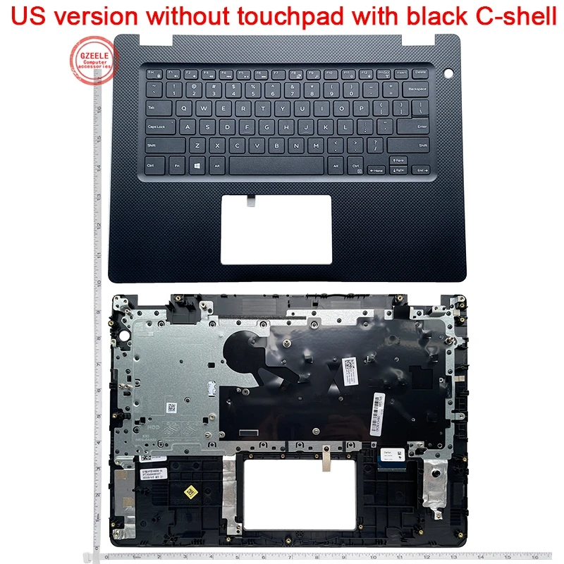 

US English NEW Laptop Palmrest Upper Case With Keyboard For Dell Vostro 14 3000 V3480 V3481 V3482