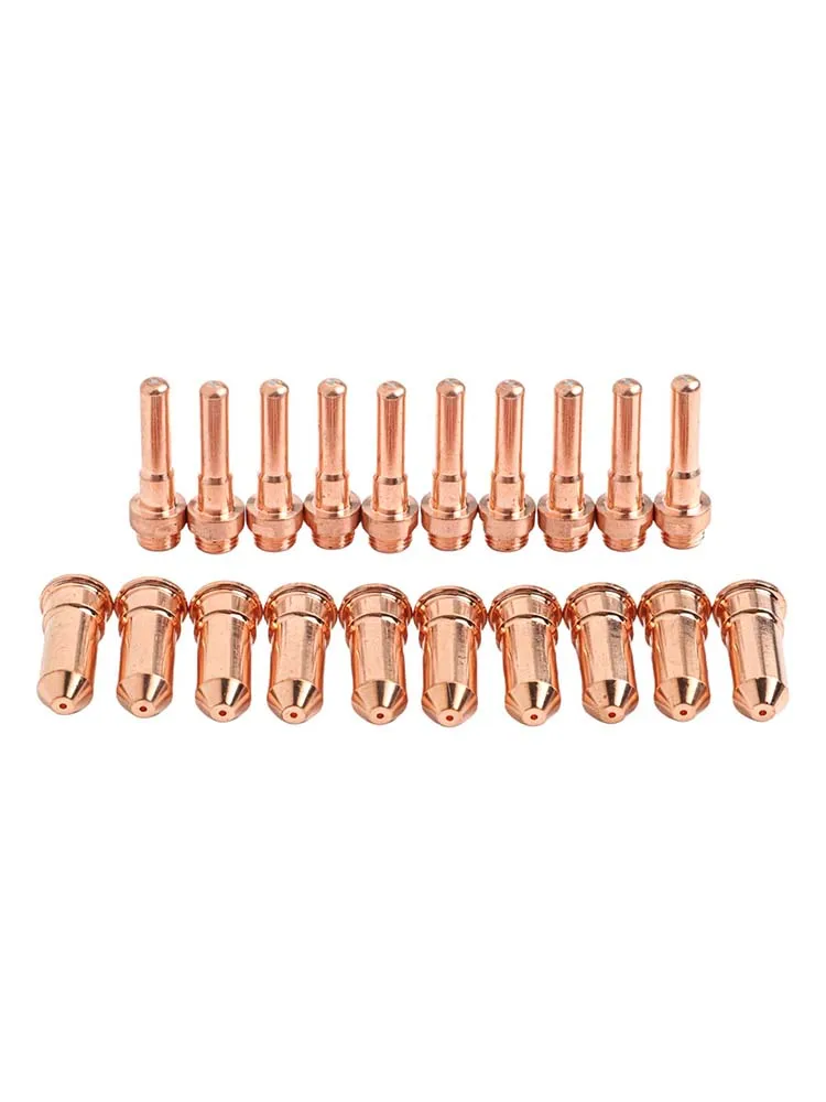 Plasma Torch 20pcs CB70 70A Electrode Nozzle Tips for Eastwood and For Versa Cut 60A Copper with 1 2mm Diameter