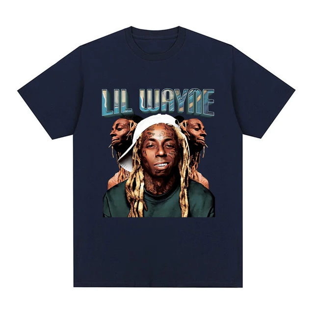 Vintage Rapper Lil Wayne Graphic T-shirt Men Women's Hip Hop Punk Oversized T  Shirt 100% Cotton Short Sleeve T-shirts Streetwear - AliExpress 200000343