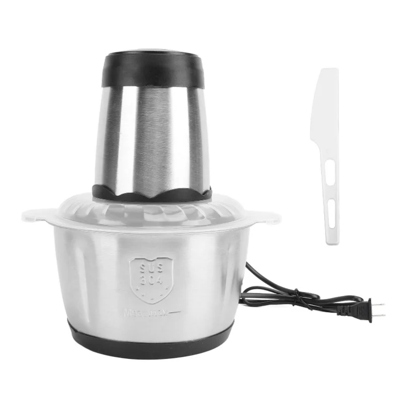 

Electric Meat Grinder 2L SUS 300W Copper Motor High Efficiency Meat Mincer Food Processor For Fruit Nut Onion Potato