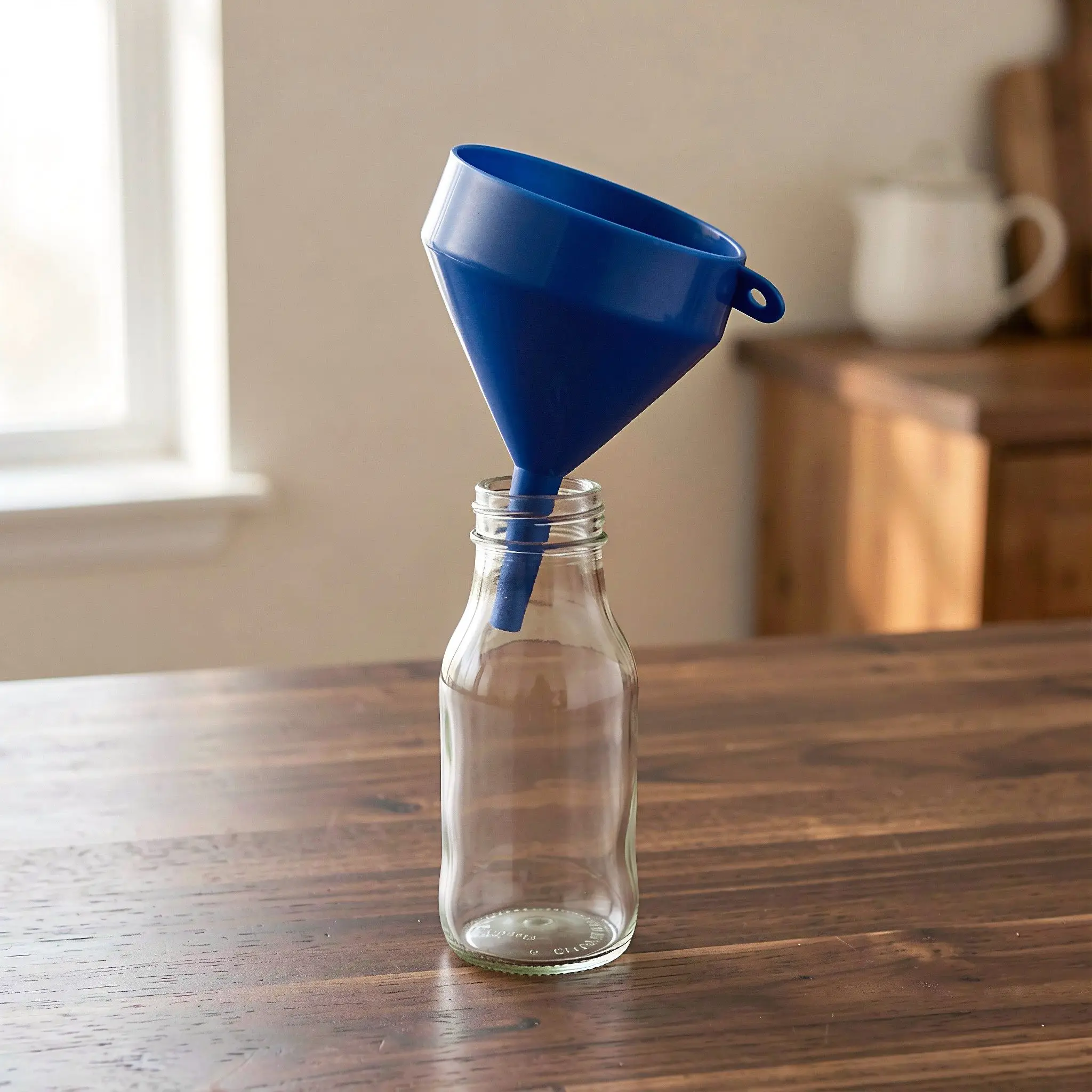 5Pcs Plastic Funnel Set Long Spout 32Mm Wide Mouth Funnel for Kitchen Syrup Oil Filling Gas Tank Pouring Funnels for Kitchen