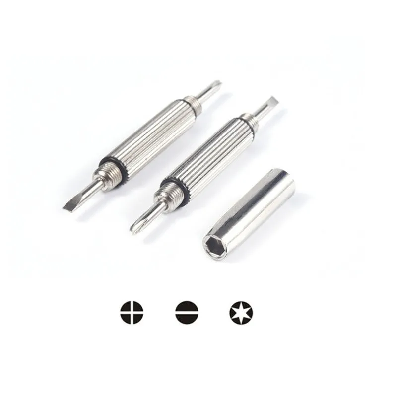 Multifunctional Mini 3 in1 Precision Repair Screwdriver Glasses Phone Watch Screw Repair Tool Keyring Keychain