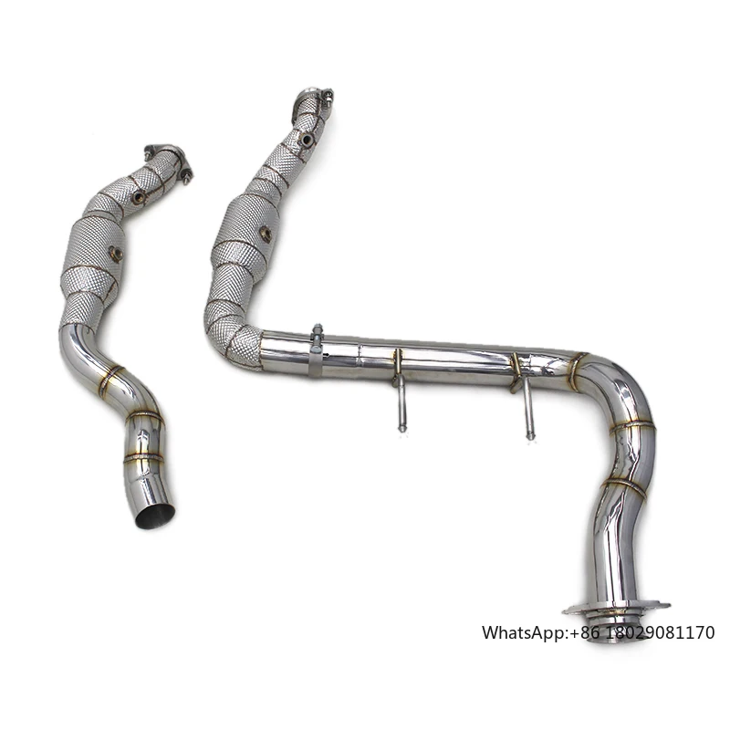 

Exhaust Downpipe for Ford F150 3.5T 2015-2019 Exhaust Pipe Stainless Steel Downpipe with Catalyst