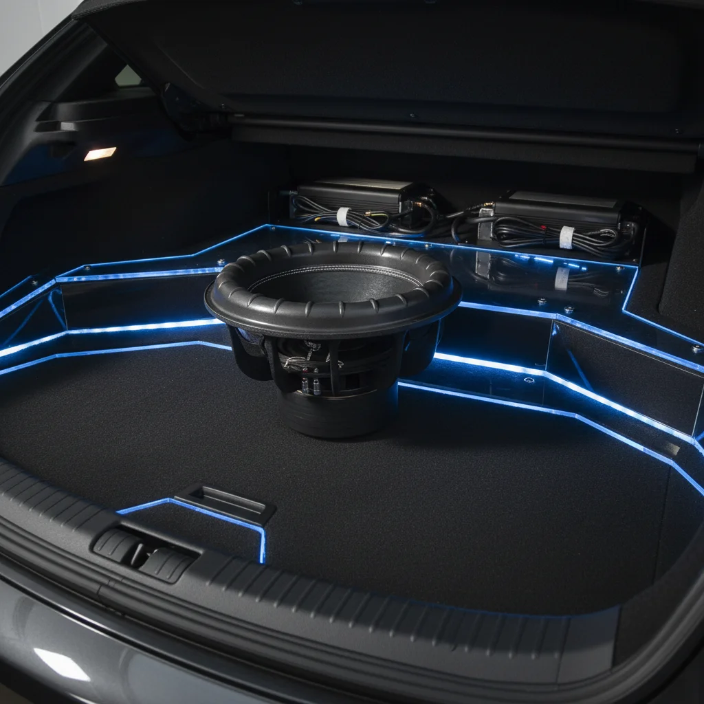 3000RMS 15 Inch Stock Car Driver Subwoofer Voice Coil 3'' for Universal Rear Seat Mounting Model HYW-1575-039-X