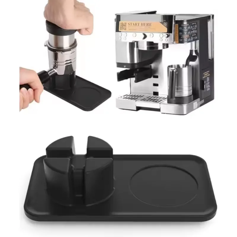 Tamping Mat for Ninja Luxe Cafe Espresso Machine ES601 Food-Grade Silicone Tamper Holder Non-Slip Accessories