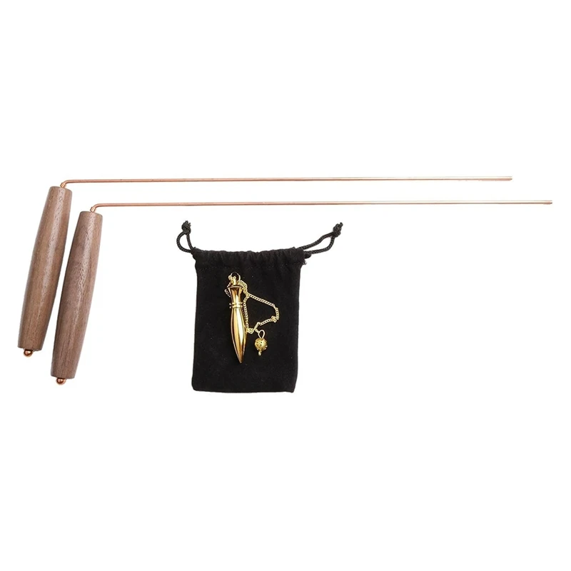 

AC88-2PCS Стержень для обнаружения металла из чистой меди, 99,9% медные лозоходные стержни, гадальные стержни - для инструментов сокровищ, гадающая вода