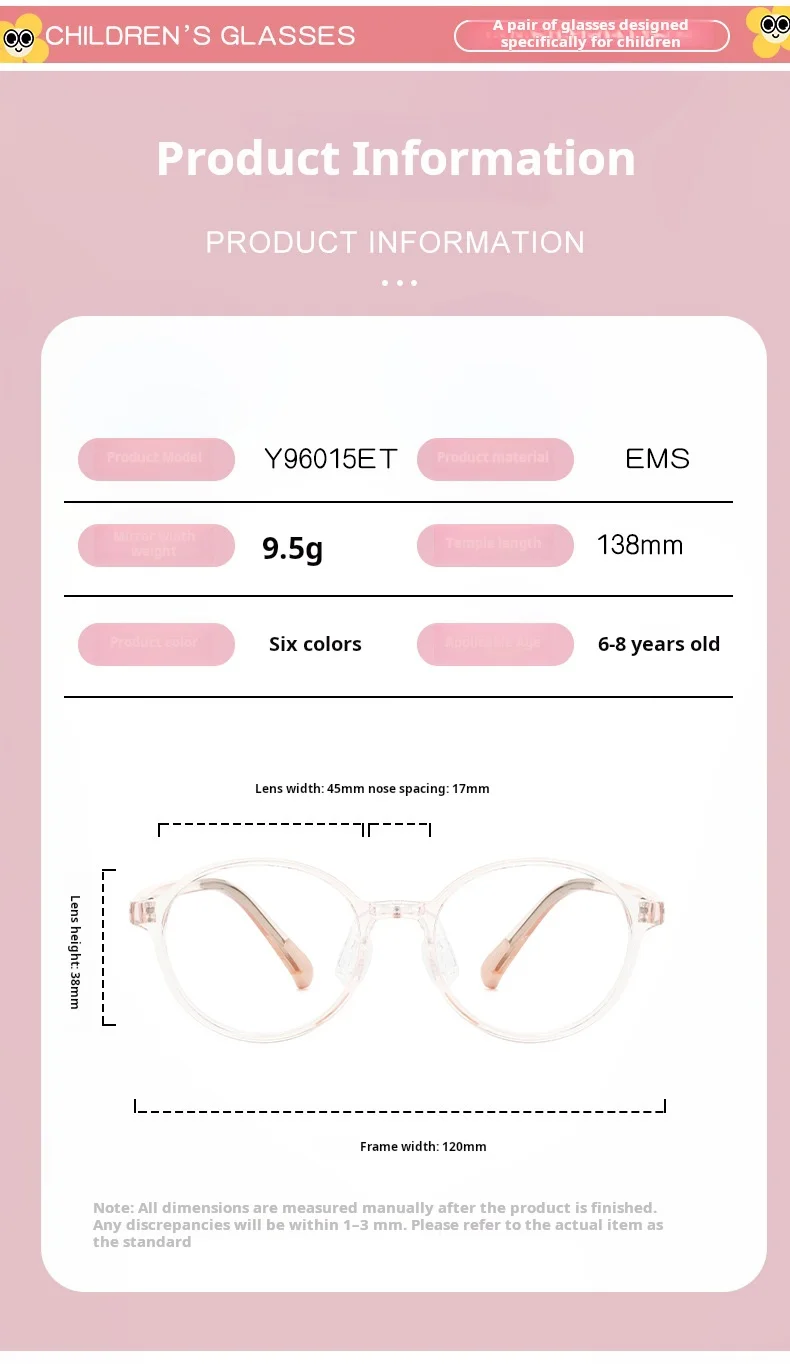 Lzabella Round Eyeglass Frames for Boys And Girls Super Light Soft Silicone Teenager Eyeglasses Y96015ET