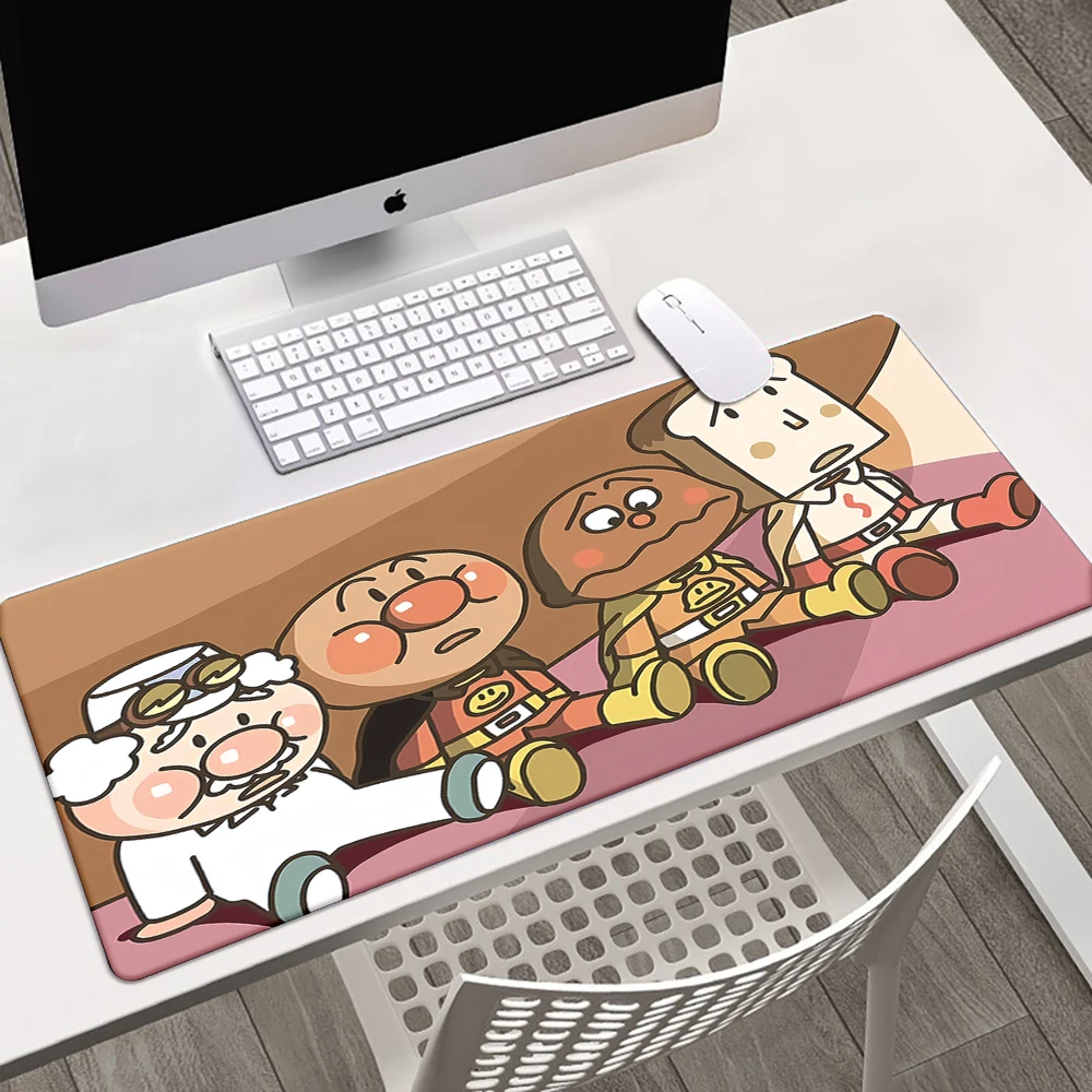 Mousepad Classic Anpanman cartoon Cute Pad Keyboard Gaming Accessories Mouse Mats Game Office Computer PC Gamer Laptop Desk Mat