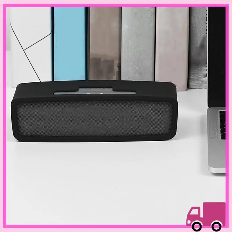 Compact Silicone Protective Case Anti Fall Protective Case For Boses Sound Link Mini 1/2 Black