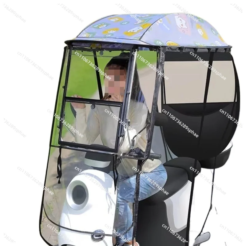 Fully Enclosed Electric Vehicle Canopy Awning