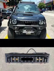 Front Bumper Grill Mask Radiator Grille for Suzuki jimny 12-17 Racing Grills With turn signal light