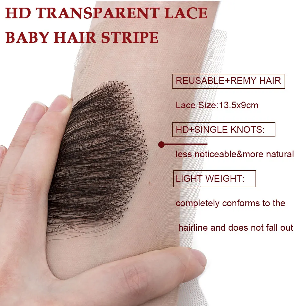 SEGO HD Lace Hair Toppers Human Hair Patch Hand-made Natural Hair Replacement Capillary Prothesis Invisible Temple For Women