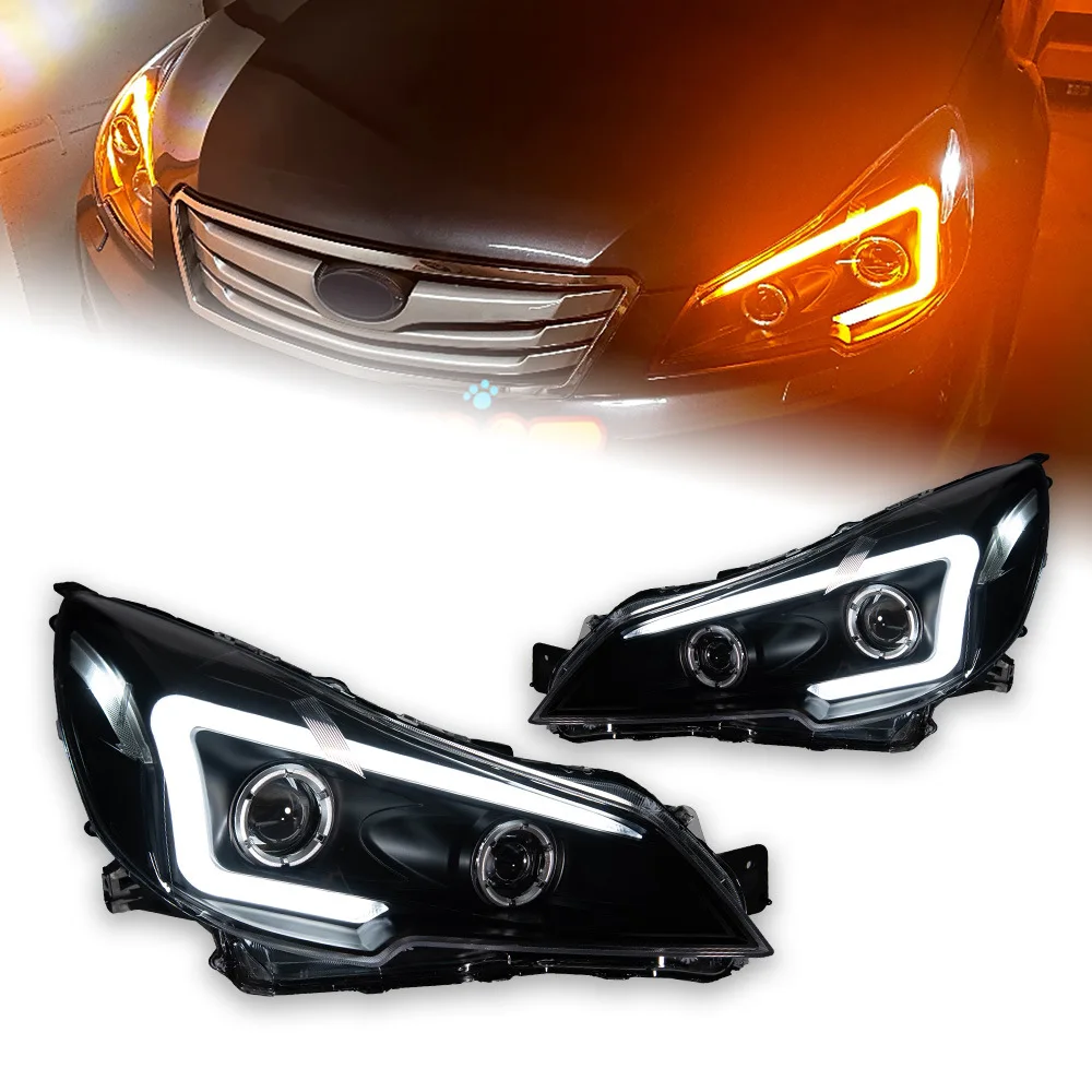 Upgrade for Subaru Outback Legacy 2010-2014 LED Auto Headlights Projector Lens Assembly Car Front Lamps Lighting New