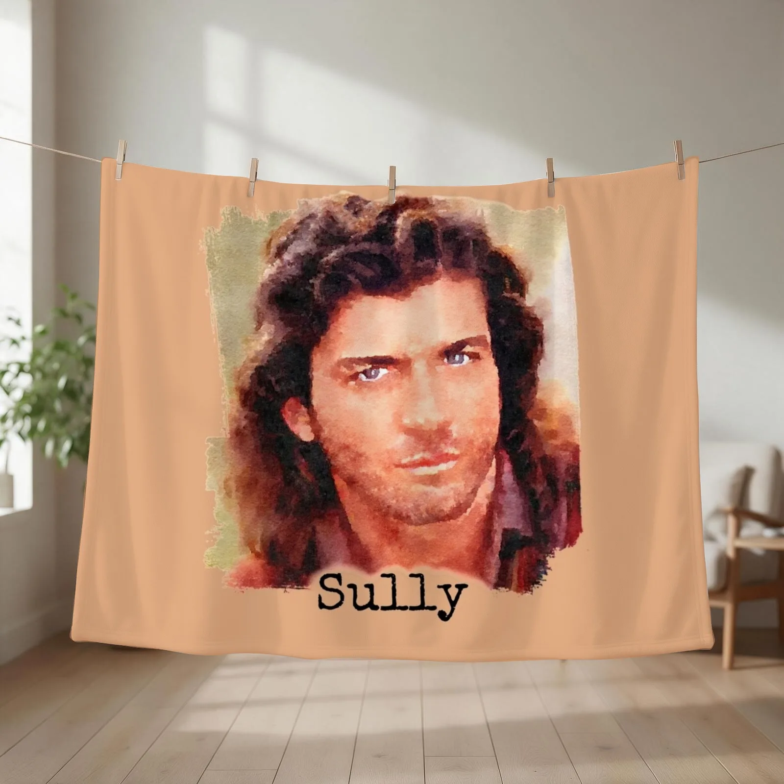 Sully, Dr. Quinn, Medicine Woman Throw Blanket couch cozy soft plush fuzzy picnic outdoor blanket