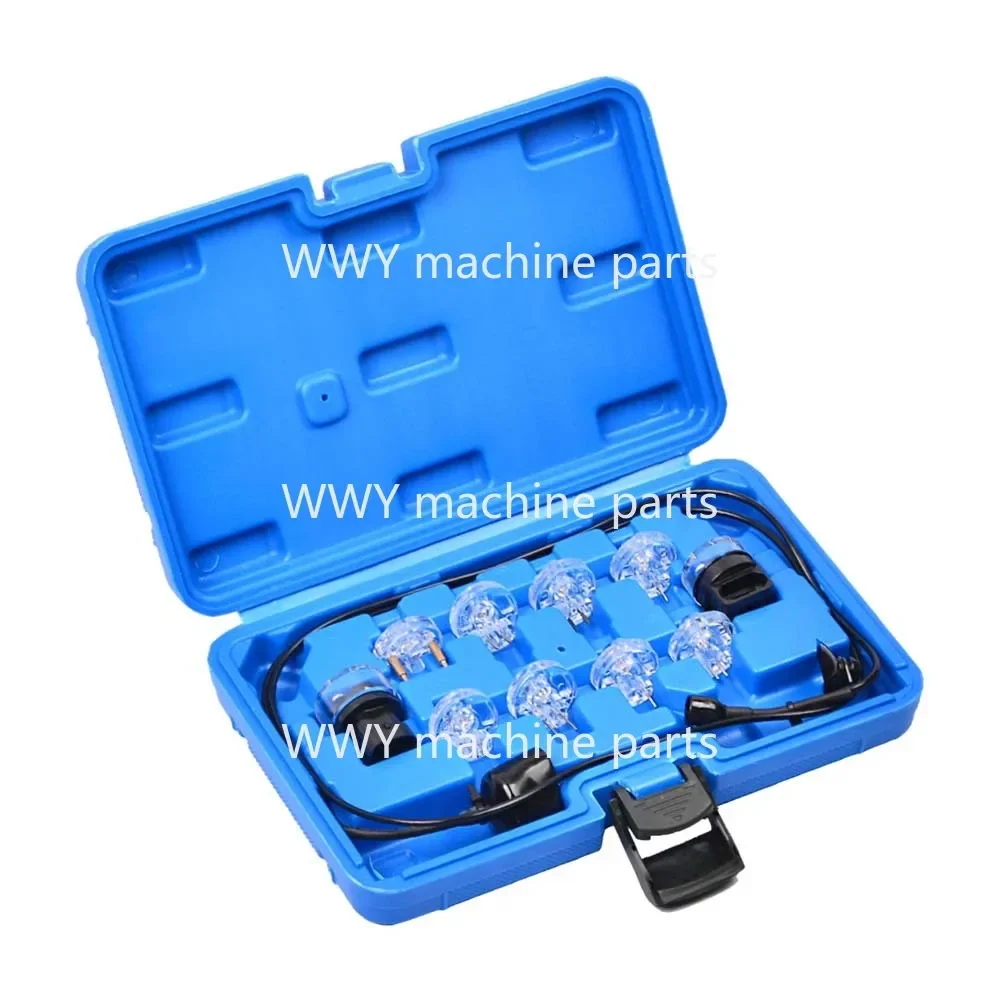 New 11Pcs Electronic Fuel Injection And Signal Noid Lite Tester Light Test Set