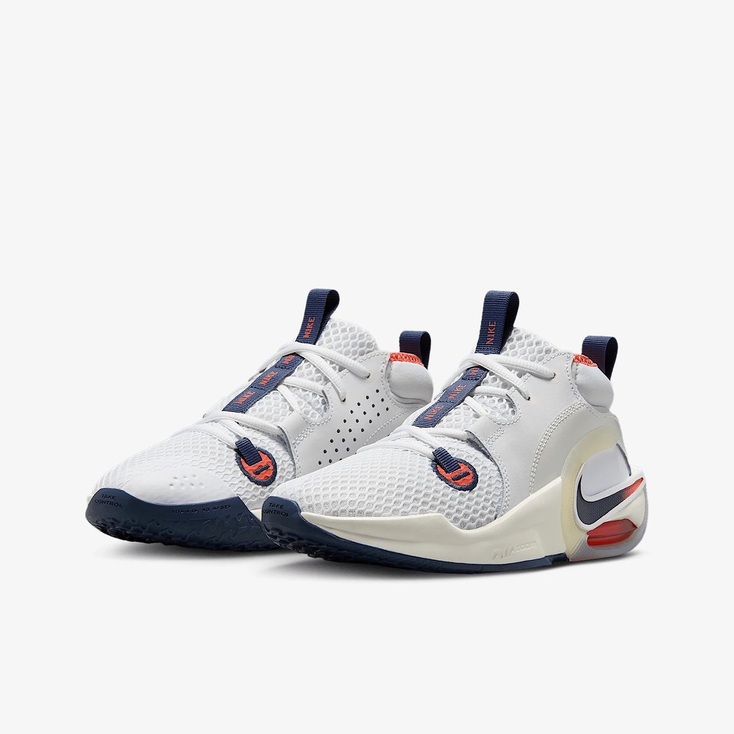 

Оригинальные летние детские баскетбольные кроссовки средней высоты Nike 2025 IB8885-191