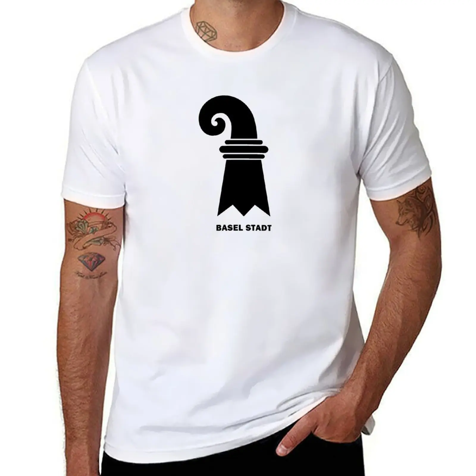 

Basel stadt T-Shirt anime tshirt t shirt man cotton T-Shirt