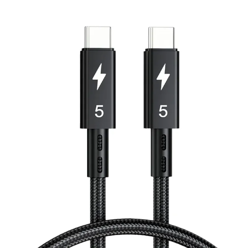 Kabel ASUS Thunderbolt 5 80Gbps PD 240W do szybkiego ładowania i przesyłania danych 8K60Hz Type-C do MacBooka, iPada, iPhone'a i urządzeń z systemem Android — zdjęcie produktu 7