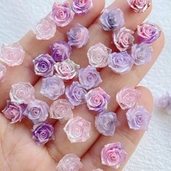50Pcs Mixed Nail Art Resin Cartoon Floret Series Designer Charms Rhinestones DIY Craft For Nail 3D Decorations Jewelry