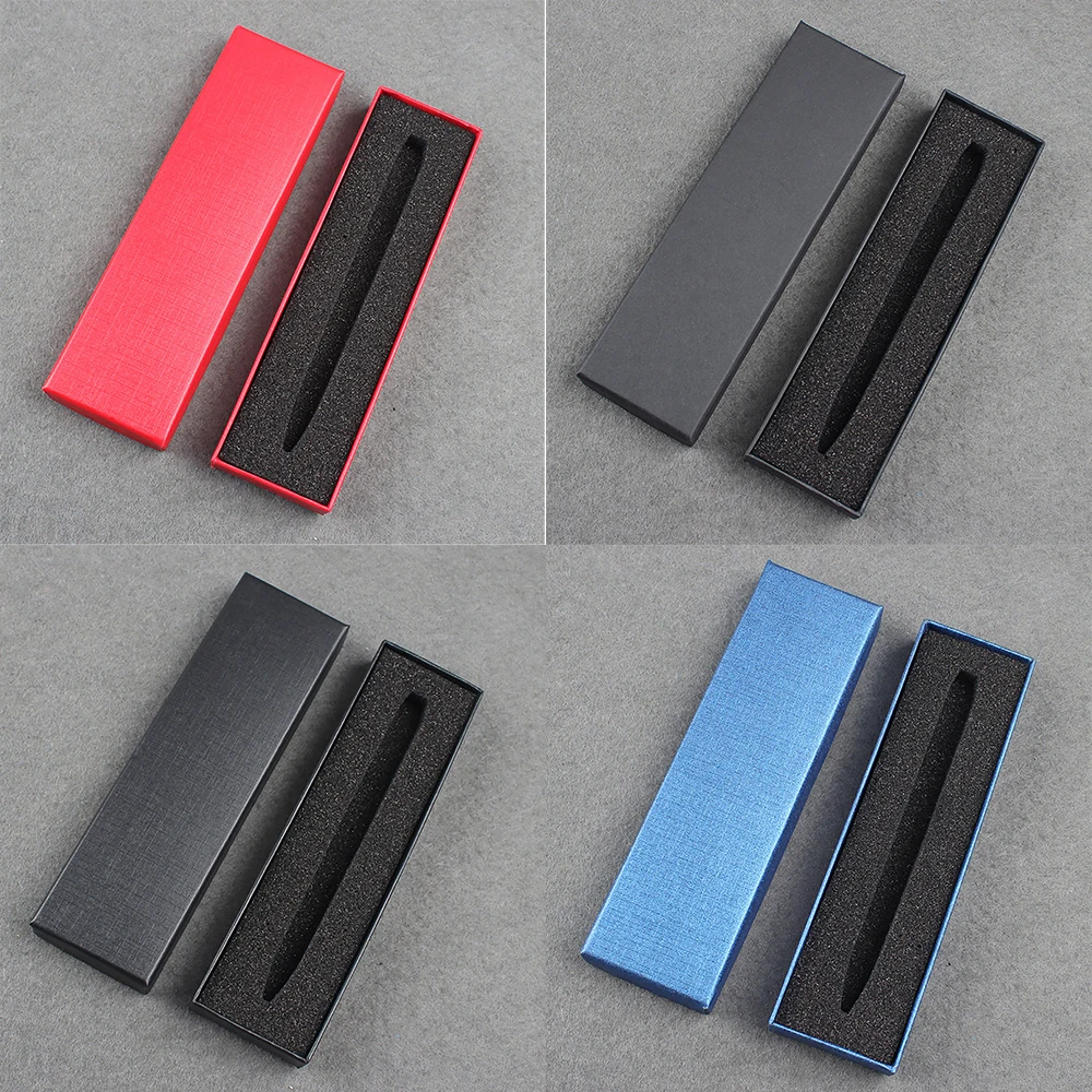 

Цветная крышка и базовая коробка, красный губчатый коврик, коробки для ручек в твердом переплете, упаковочная коробка, подарки, индивидуальная коробка для хранения ручек