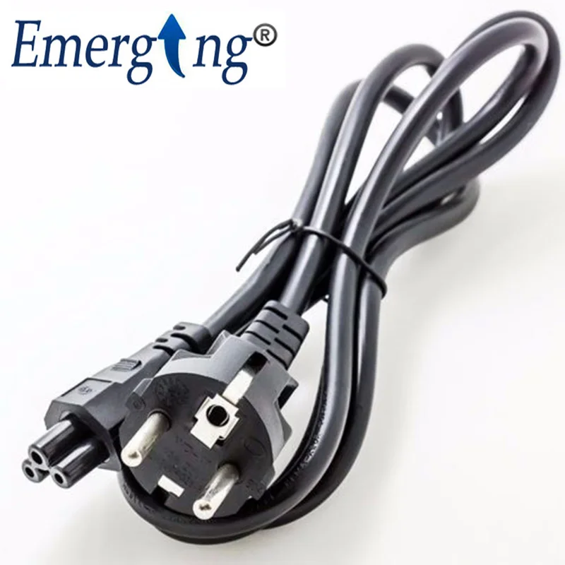 1.5m 3 Prong Replacement EU US UK AU AC Laptop Adapter Power Cord Supply Cable