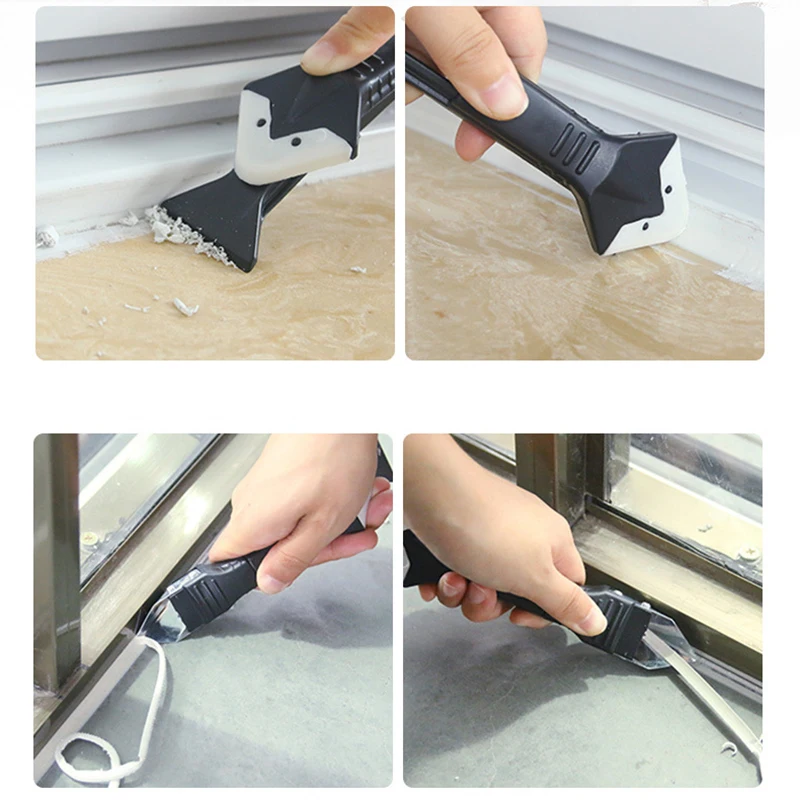 Multifunctional Glue Scraper Glass Glue Trimmer Glue Artifact Shovel Glue Device Beauty Seam Agent Tool To Scrape Silicone