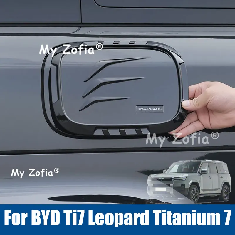 

For BYD Ti7 Leopard Titanium 7 2025 2026 Fuel Tank Cap Decoration Sticker for Charging Port Modification Special Accessories