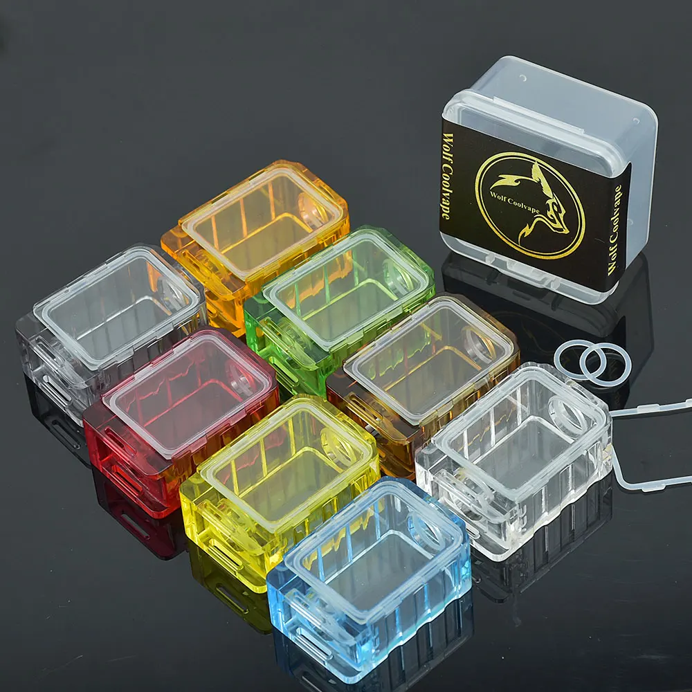 Wolfcoolvape-tanque de acrílico estilo PRC, puente RBA para SXK BB / Billet AIO Box Mod Kit