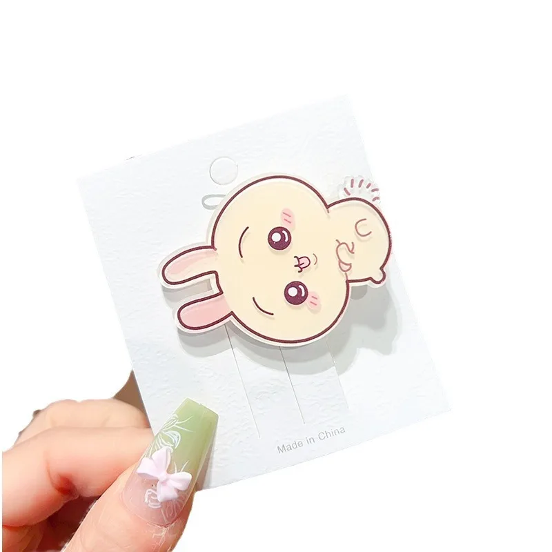 Miniso かわいい新しい漫画 chiikawa jii Xiaoba Usaki ベビーヘアピン甘い学生頭飾りヘアアクセサリー