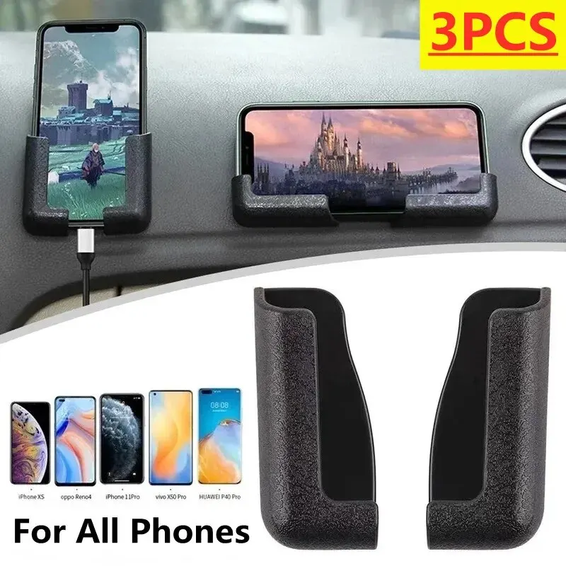 Multifunction Mobile Phone Holder Car Bracket Stand Adhesive Dashboard Mount Cell Phone Support in Car Auto Interior Accessories