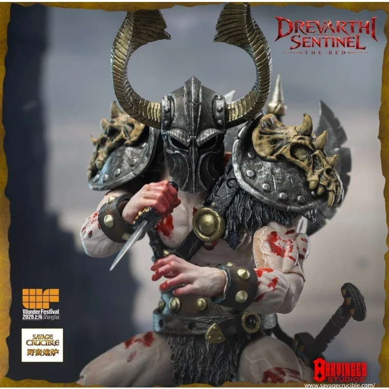 Savage Crucible Studio WF Limited Skeleton Vakur/Blood Handprint Soldier Action Mobile Doll Model Collection Gift Ornament