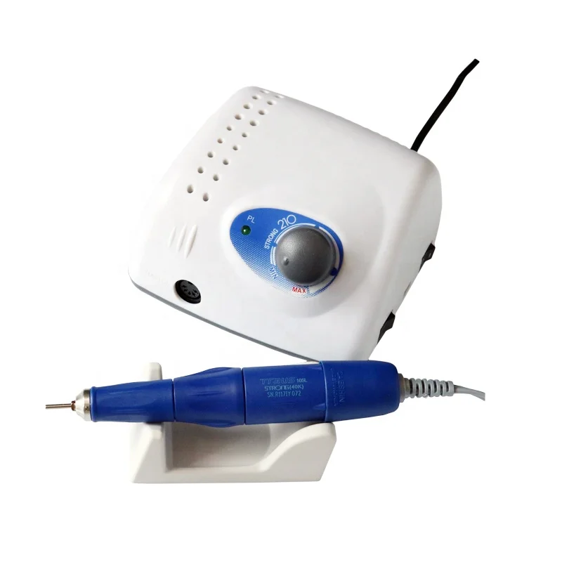プロフェッショナルオリジナル強力な 65 ワット 35000RPM 210 韓国電気歯科研削ツールマニキュアマシンネイルドリル