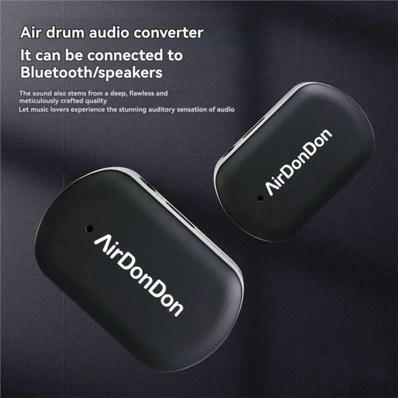 ABKV-Portable Air Drum Set Bluetooth Virtual Electronic Drum Set With Realistic Sound Effects For Beginners Professionals