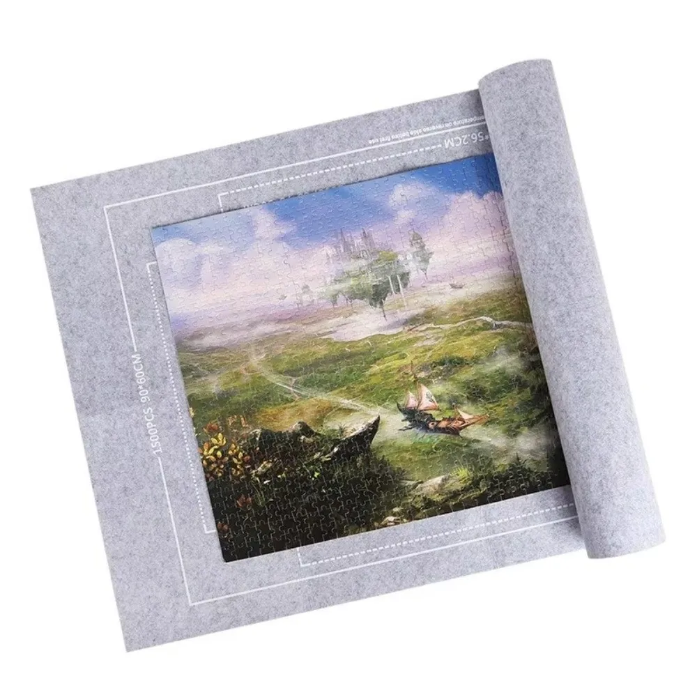 Portable Game Accessories Jigsaw Storage Mat Roll Up Travel Storage Bag Puzzles Pad Puzzles Blanket Game For kids