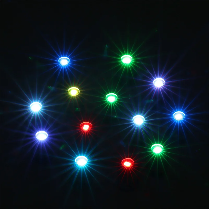 LED RGB Bateria Operado Flash Balão Lâmpada, DIY Festa Balão Night Light, Decoração de Aniversário e Férias, 2000PCs