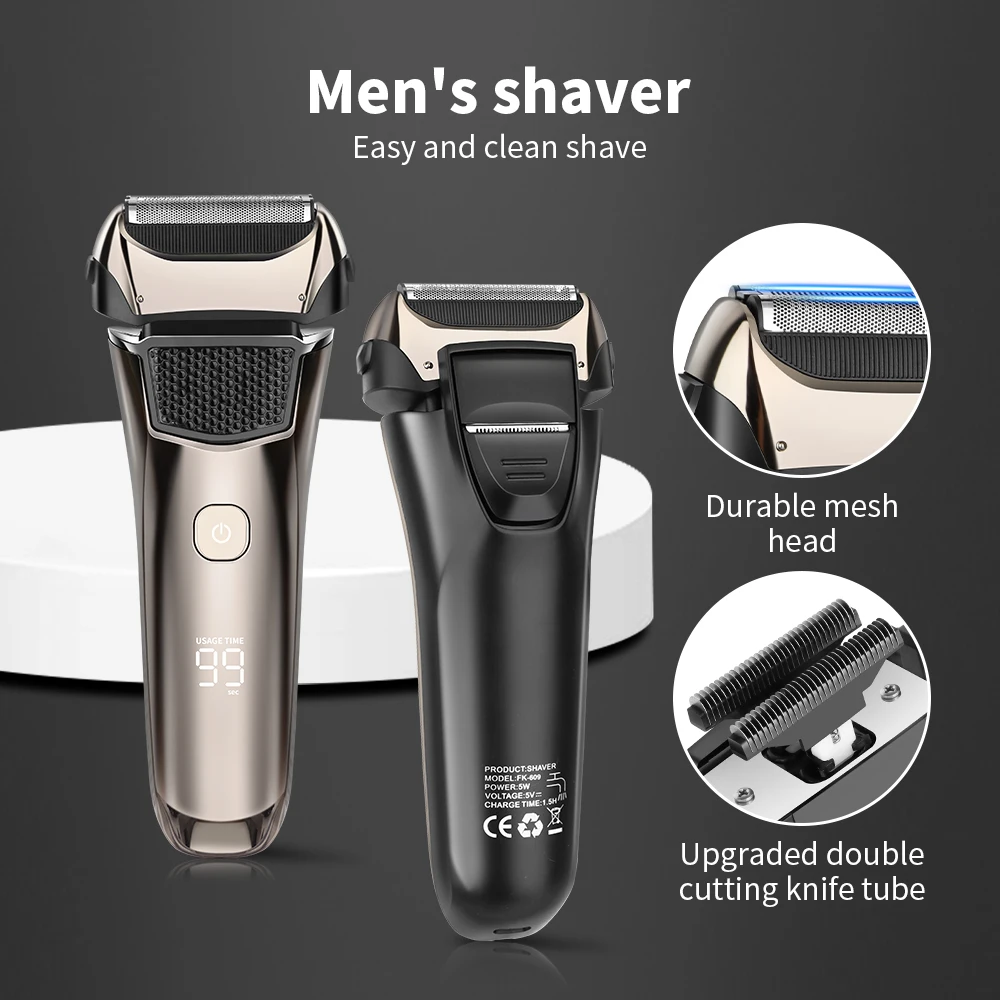 HIENA  Electric Shaver for men's electric shaver Smart razor for Beard timmer waterproof Wet And Dry shaving machine Men Shaver