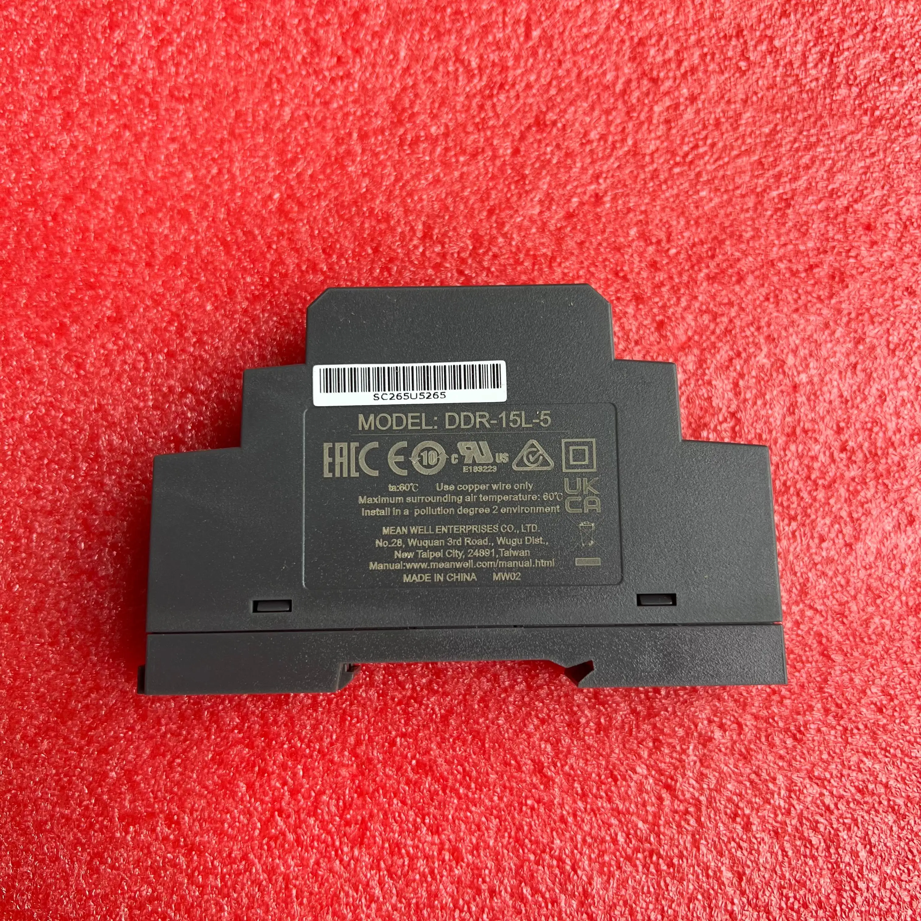 DDR-15 MEAN WELL DDR-15G-24 Mean bien DDR-15G 24V Fuente de alimentación 15W 0.63A