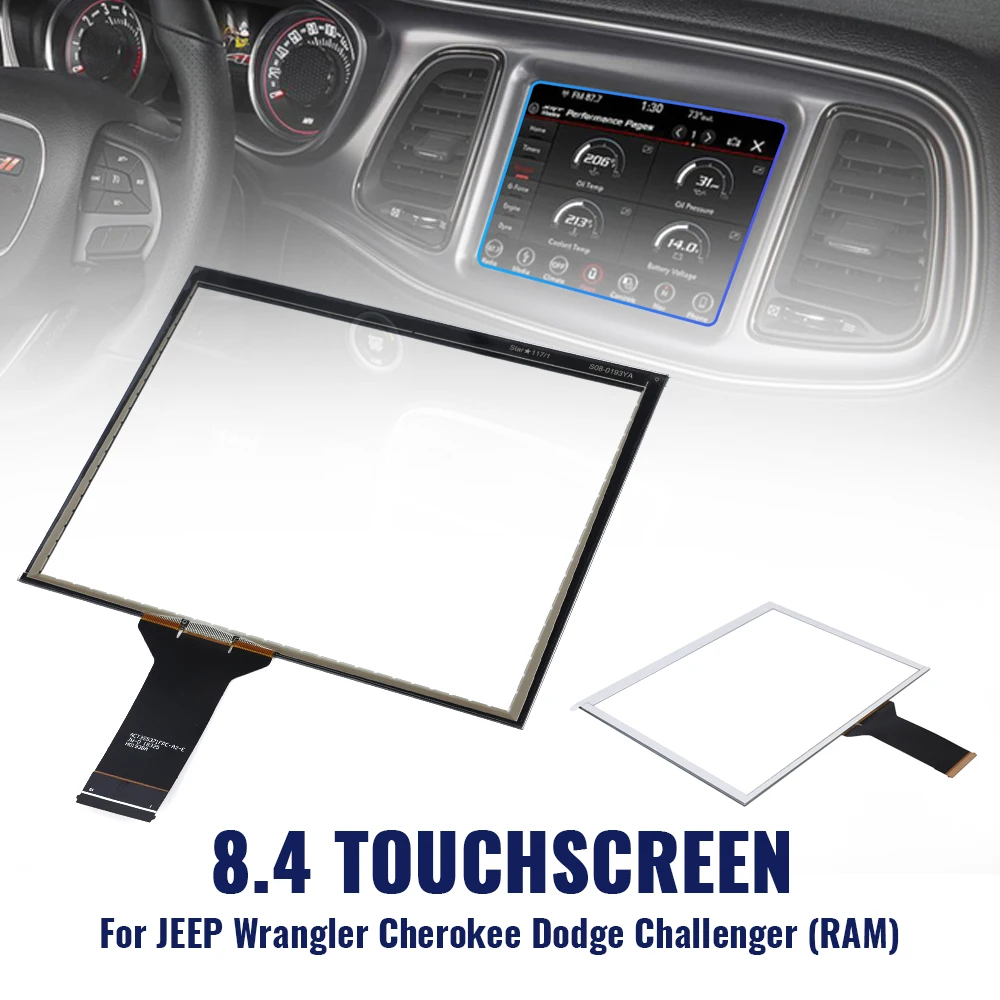 LA084X02-SL01 8.4 Inch Touch Screen Digitizer For Ram Dodge Jeep Chrysler Compass Cherokee 2017-2023 Car Radio