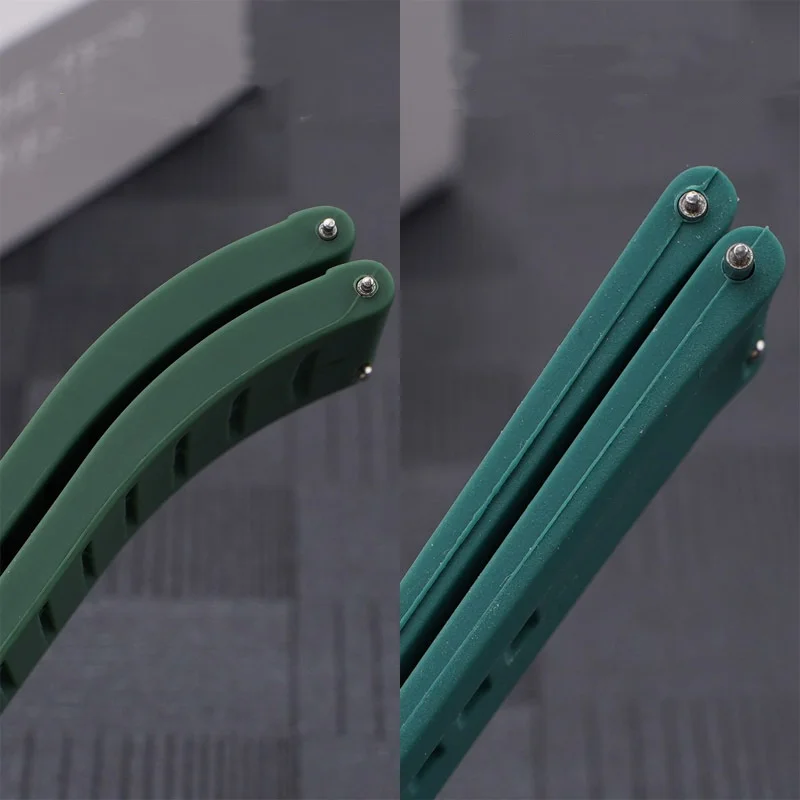 20 مللي متر 22 مللي متر 24 مللي متر الإفراج السريع حزام ساعة سيليكون استبدال ل العالمي مقاوم للماء سوار ساعة اكسسوارات مع أداة #4